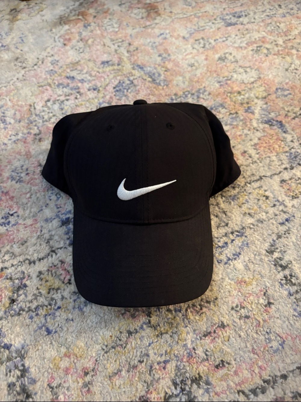 Nike Black Golf Cap with White Swoosh